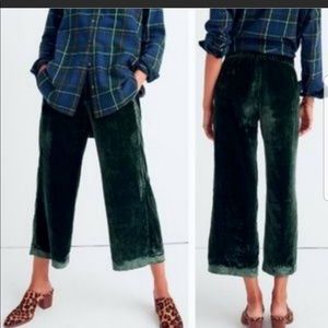 NWT Madewell Velvet Pants